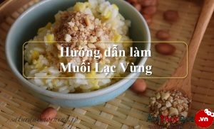 Cách làm Muối lạc vừng